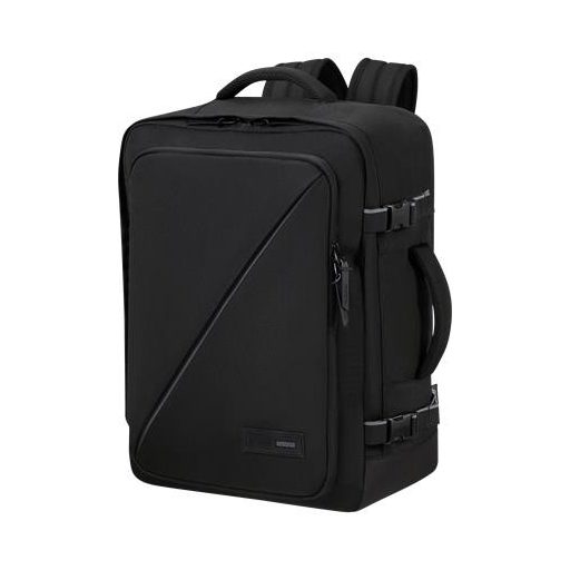 Hátizsák, kabin méret, 38l, M-es, AMERICAN TOURISTER "Take2Cabin", fekete