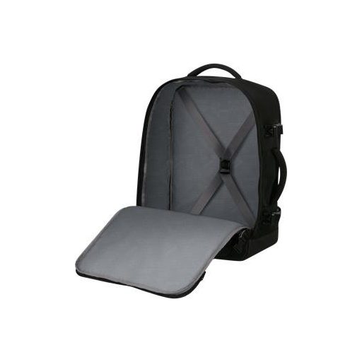 Hátizsák, kabin méret, 38l, M-es, AMERICAN TOURISTER "Take2Cabin", fekete