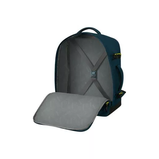 Hátizsák, kabin méret, 38l, M-es, AMERICAN TOURISTER "Take2Cabin", tengerkék