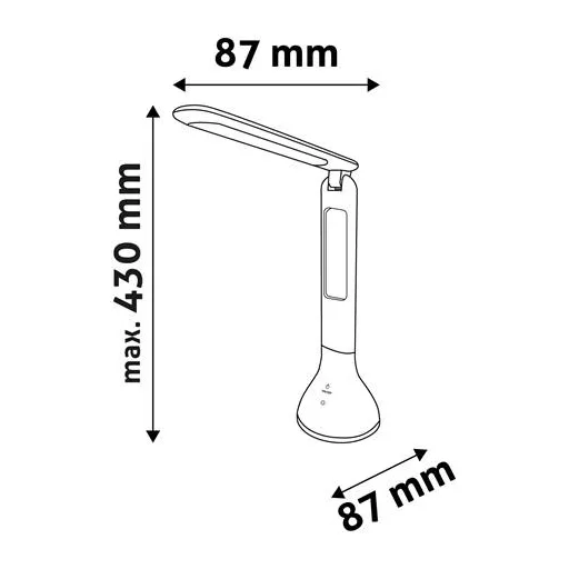 Asztali lámpa, LED, 4W, AVIDE "Calendar", fehér