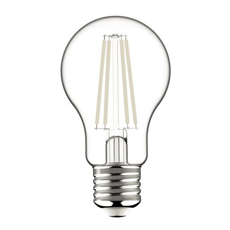 LED izzó, filament, E27, gömb, A60, 8,5W, 1055lm, 2700K, AVIDE