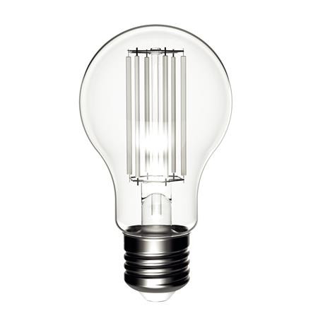 LED izzó, filament, E27, gömb, A60, 10,5W, 1521lm, 2700K, AVIDE