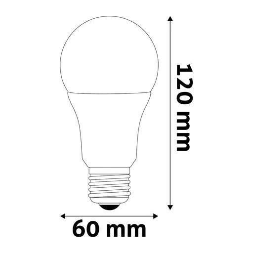 LED izzó, E27, gömb, A60, 13W, 1521lm, 4000K, AVIDE