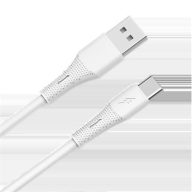   Töltőkábel, USB-A - USB-C, 18W, 1,5 m, AVAX "CB3301", fehér