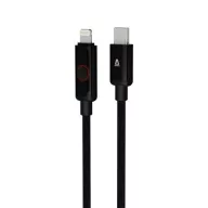   Töltőkábel, USB-C - lightning (Apple), 27W, 1 m, AVAX "CB651 Pulsey", szürke