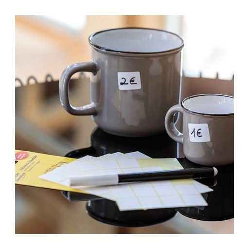 Etikett, 32x23 mm, kézzel írható, lekerekített sarkú, AVERY ZWECKFORM, 60 etikett/csomag