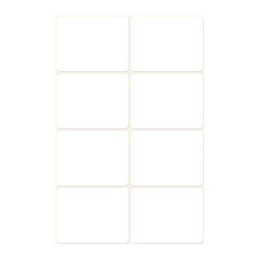 Etikett, 38x29 mm, kézzel írható, lekerekített sarkú, AVERY ZWECKFORM, 40 etikett/csomag