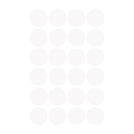 Etikett, 18 mm, kör, AVERY ZWECKFORM, fehér, 96 etikett/csomag