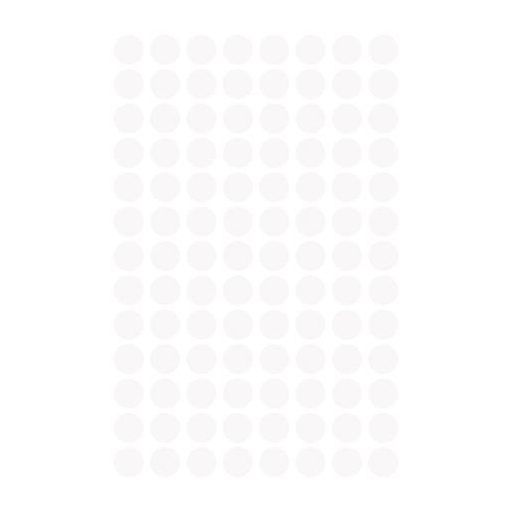 Etikett, 8 mm, kör, AVERY ZWECKFORM, fehér, 416 etikett/csomag