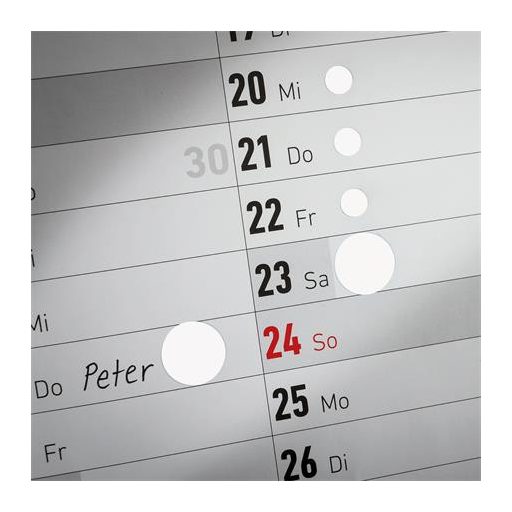 Etikett, 8 mm, kör, AVERY ZWECKFORM, fehér, 416 etikett/csomag