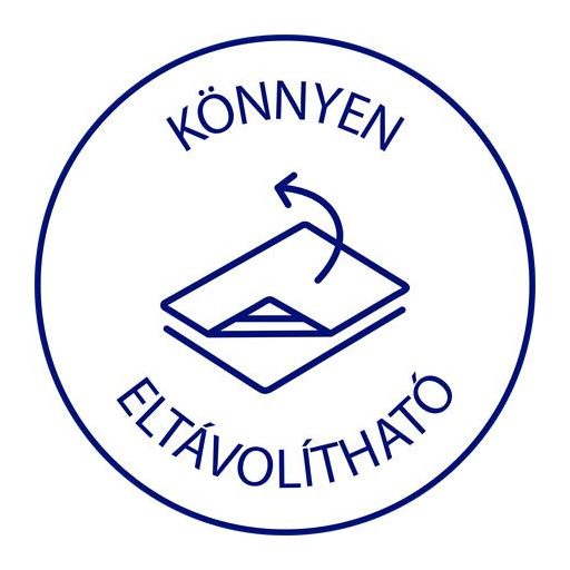 Etikett, 18 mm, kör, eltávolítható, AVERY ZWECKFORM, indigókék, 96 etikett/csomag