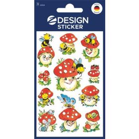   Matrica, papír, 3 ív, AVERY ZWECKFORM, "Z-Desing No.4304", gombák