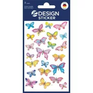   Matrica, papír, 3 ív, AVERY ZWECKFORM, "Z-Desing No.4390", pillangók