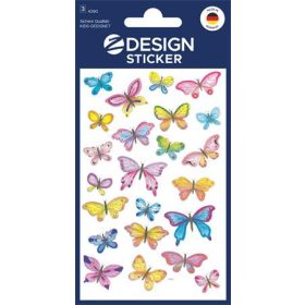   Matrica, papír, 3 ív, AVERY ZWECKFORM, "Z-Desing No.4390", pillangók