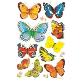   Matrica, papír, 3 ív, AVERY ZWECKFORM, "Z-Desing No.4462", lepkék