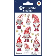   Matrica, papír, 1 ív, AVERY ZWECKFORM, "Z-Desing No.52094", karácsonyi törpék
