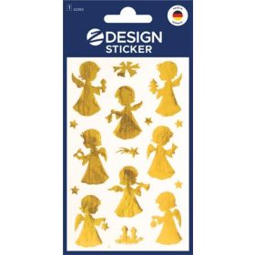   Ablakmatrica,  2 ív, AVERY ZWECKFORM, "Z-Desing No.52393", arany angyalkák