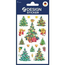   Matrica, papír,  3 ív, AVERY ZWECKFORM, "Z-Desing No.52401", karácsonyfa