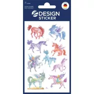   Matrica, papír, 2 ív, AVERY ZWECKFORM, "Z-Desing No.53148", unikornisok