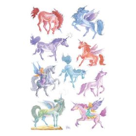   Matrica, papír, 2 ív, AVERY ZWECKFORM, "Z-Desing No.53148", unikornisok