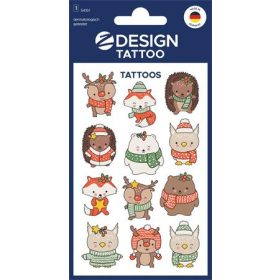   Matrica, tetoválás, 1 ív, AVERY ZWECKFORM, "Z-Desing No.54151",  állatok