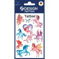   Matrica, tetoválás, 1 ív, AVERY ZWECKFORM, "Z-Desing No.5669", unikornisok