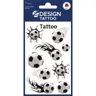   Matrica, tetoválás, 1 ív, AVERY ZWECKFORM, "Z-Desing No.56740", focilabda