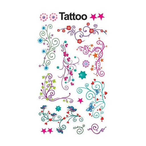 Matrica, tetoválás, 1 ív, AVERY ZWECKFORM, "Z-Desing No.56749", ornamentika