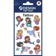   Matrica, tetoválás, 1 ív, AVERY ZWECKFORM, "Z-Desing No.56763", sellő