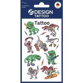   Matrica, tetoválás, 1 ív, AVERY ZWECKFORM, "Z-Desing No.56772",  dínók