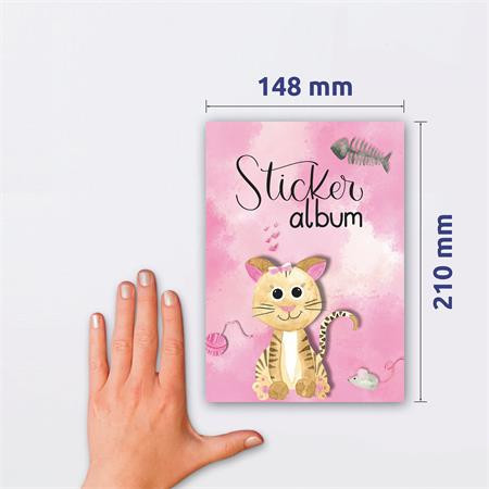 Matricagyűjtő album, A5, AVERY ZWECKFORM, cica