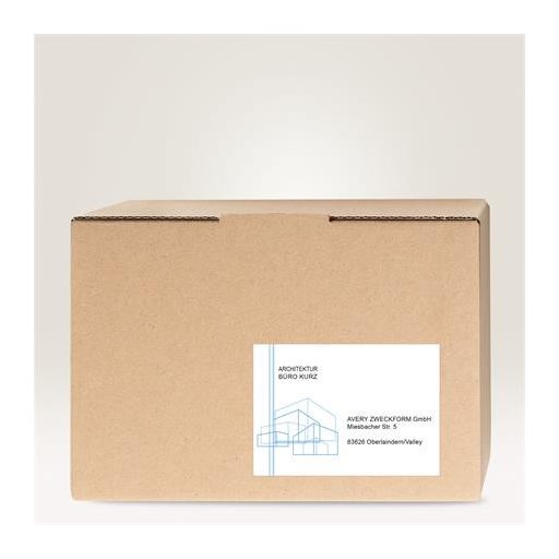 Etikett, univerzális, 210x148 mm, AVERY ZWECKFORM, "Sparpack", 130 etikett/csomag