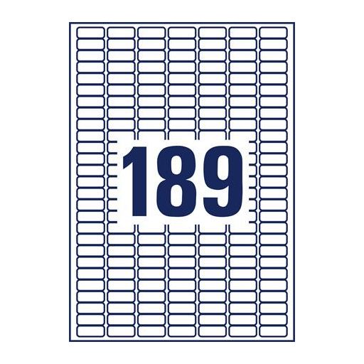 Etikett, univerzális, eltávolítható, 25,4x10 mm, AVERY ZWECKFORM, 5670 etikett/csomag