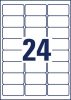 Etikett, univerzális, 63,5x33,9 mm, extra erős, polietilén, AVERY ZWECKFORM, 240 etikett/csomag