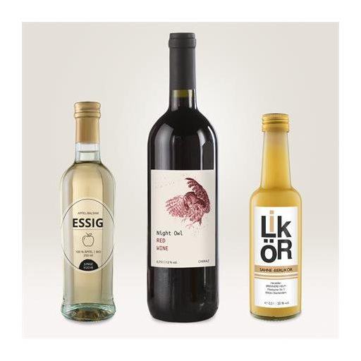 Etikett, borosüveghez, 90x120 mm, AVERY ZWECKFORM, 20 etikett/csomag