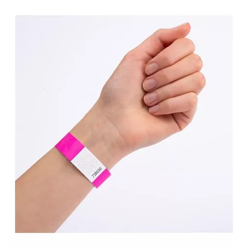 Karszalag, szakadásbiztos, 265x19 mm, AVERY ZWECKFORM "Tyvek", rózsaszín