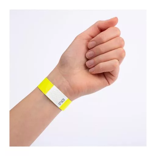 Karszalag, szakadásbiztos, 265x19 mm, AVERY ZWECKFORM "Tyvek", sárga