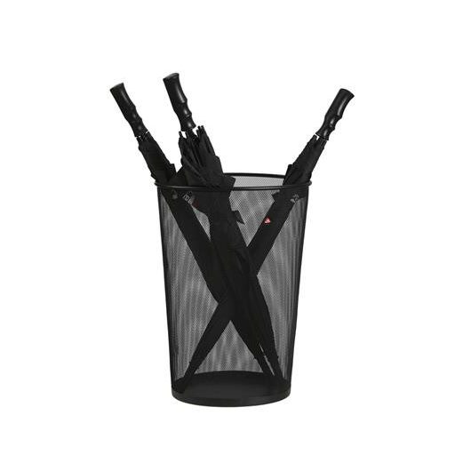 Esernyőtartó, fémhálós, ALBA "Rain", fekete