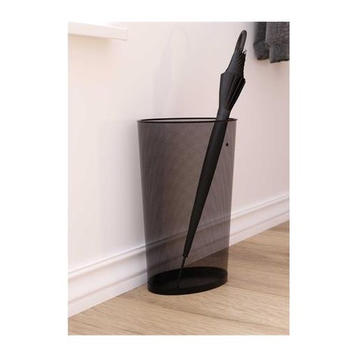 Esernyőtartó, fémhálós, ALBA "Rain", fekete
