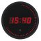 Falióra, LED kijelzős, 30 cm, ALBA "Horled", fekete
