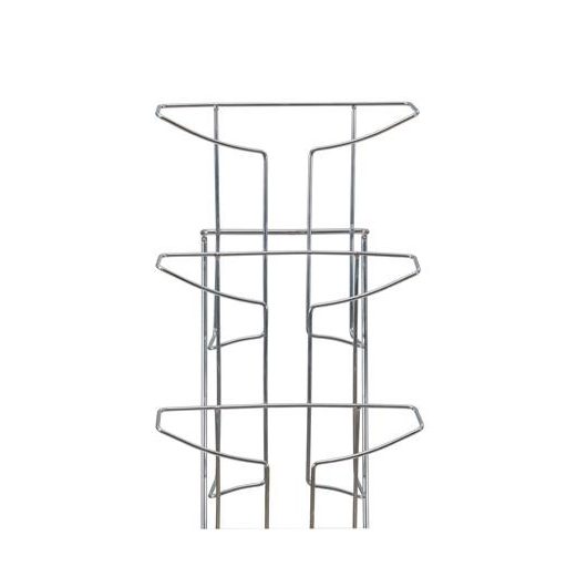 Katalógustartó, fali, A4, 7 rekeszes, ALBA, ezüst