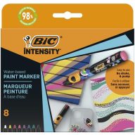   Dekormarker készlet, 1,5 - 2,3 mm, BIC, 8 különböző élénk szín