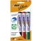 Flipchart- és táblamarker készlet, 1,4 mm, kúpos, BIC" Velleda ecolutions", 4 különböző szín