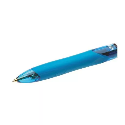 Golyóstoll, 0,32 mm, nyomógombos, négyszínű, BIC "4 Colours Grip Original"