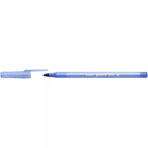 Golyóstoll, 0,32 mm, kupakos, BIC "Round Stic Classic", kék