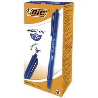   Golyóstoll, 0,32 mm, nyomógombos, BIC "Round Stic Clic", kék