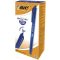 Golyóstoll, 0,32 mm, nyomógombos, BIC "Round Stic Clic", kék