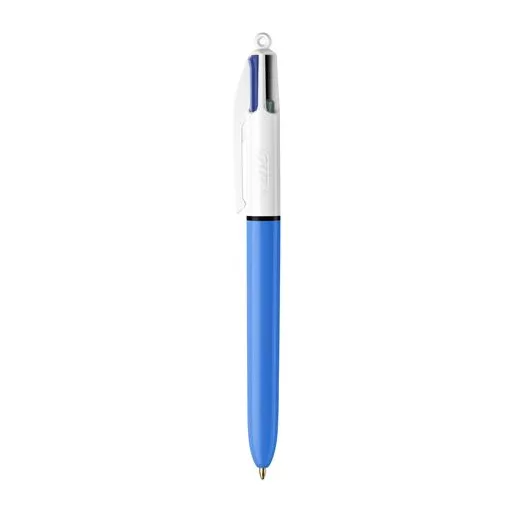 Golyóstoll, 0,32 mm, nyomógombos, négyszínű, BIC "4 Colours Original"