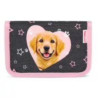   Tolltartó, klapnis, cipzáras, BELMIL "Starry Paws", kutya, golden retriever