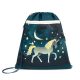 Tornazsák, BELMIL "Sparkling Unicorn", kék, unikornis